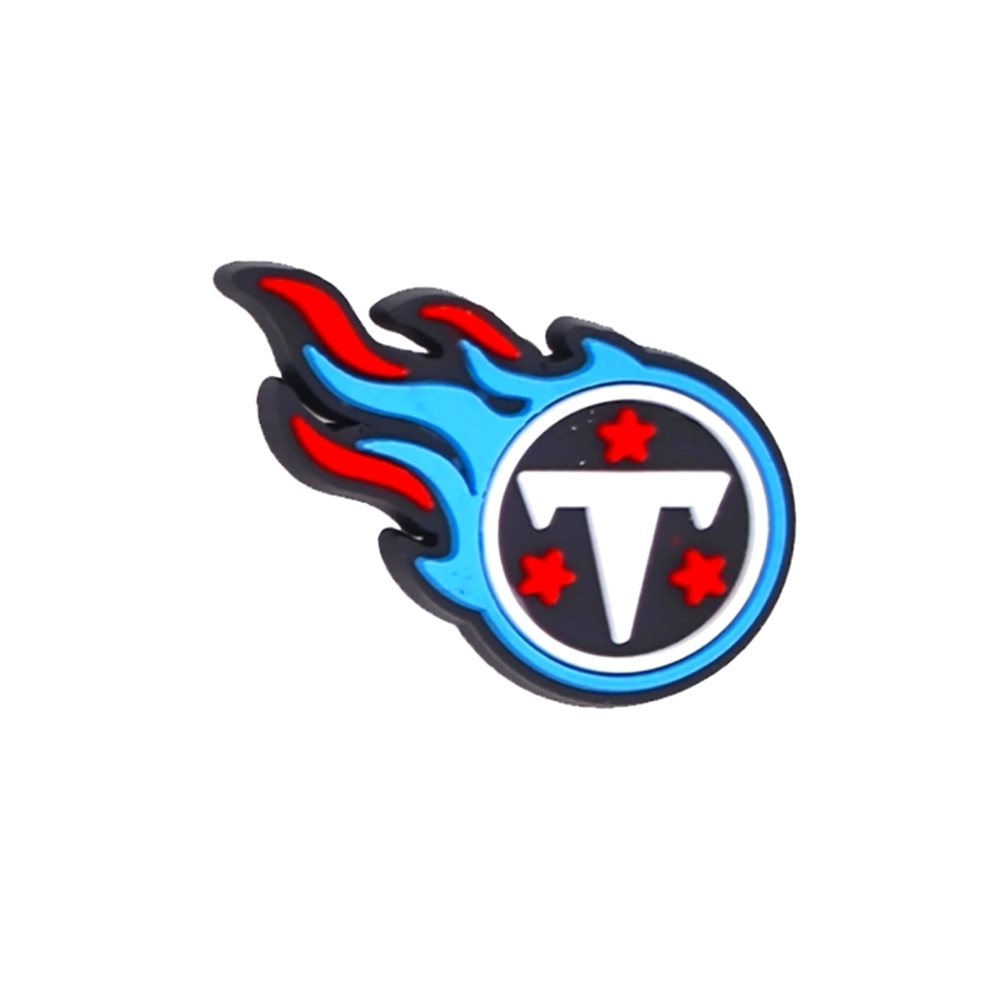 Titans Croc Charm | Tennesee Titans Jibbitz | Sports Charm | Bracelet Charm